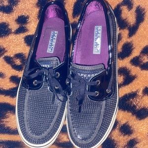 Sperry Top Sider Women's Bahama Sequin Black Shoe